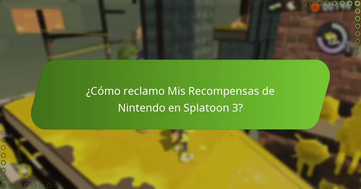 ¿Cómo canjeo códigos para Mis Recompensas de Nintendo en Splatoon 3?