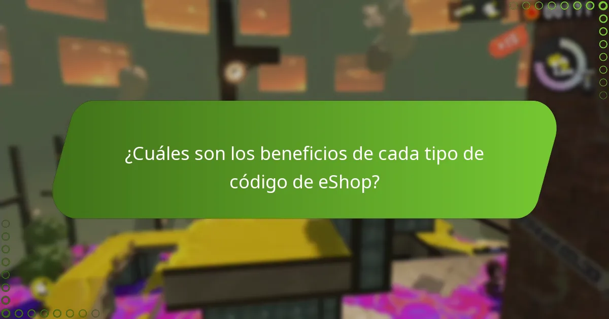 ¿Cómo se comparan los códigos de eShop de Splatoon 3 en diferentes escenarios?