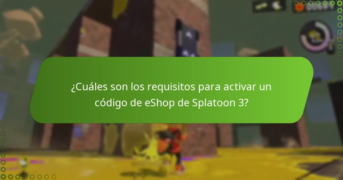 ¿Qué pasos de solución de problemas puedo seguir si mi código de eShop de Splatoon 3 no funciona?
